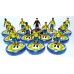 Subbuteo Andrew Table Soccer Everton 2016-2017 3rd Jersey on WSB Professional bases